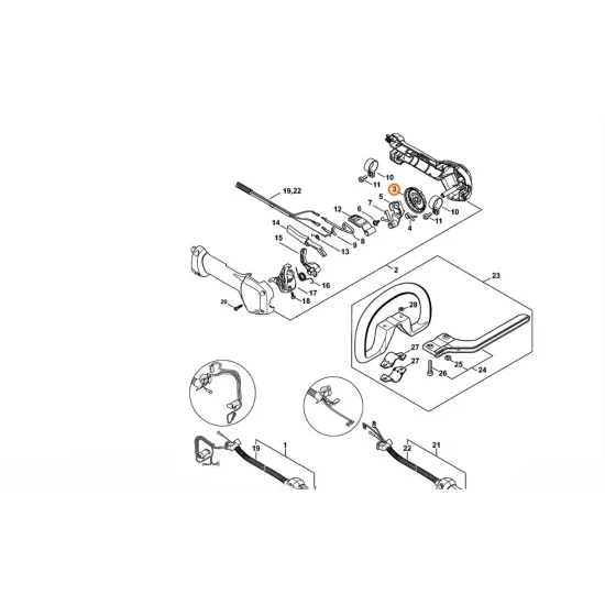 STIHL  Koło nastawcze 4149 798 2100